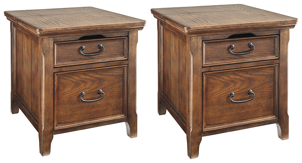 Juego de mesa auxiliar Woodboro de 2 piezas