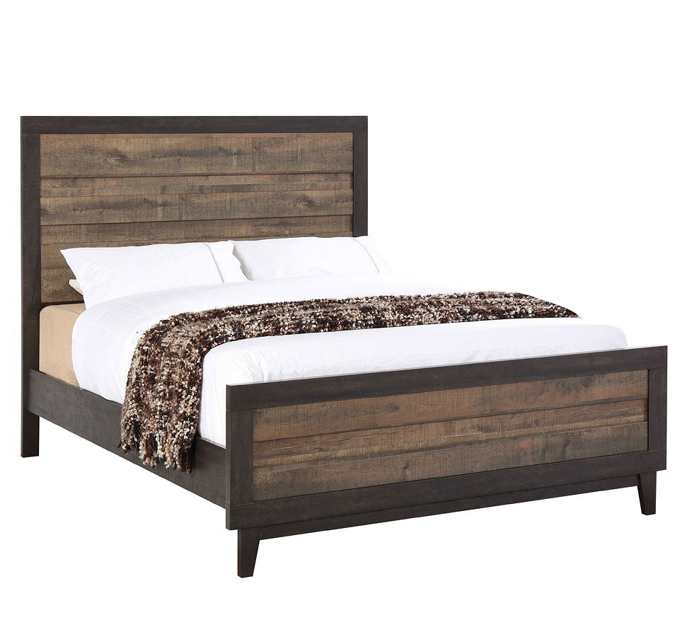 SETB8270 JUEGO DE 4 PIEZAS DE DORMITORIO QUEEN DE 2 TONOS TACOMA. 