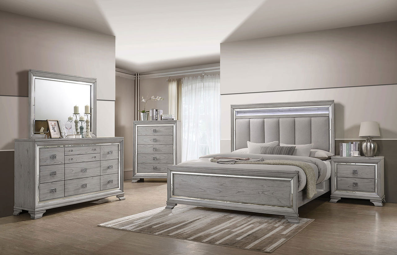 GRUPO DE DORMITORIO CON PANEL VAIL SETB7200