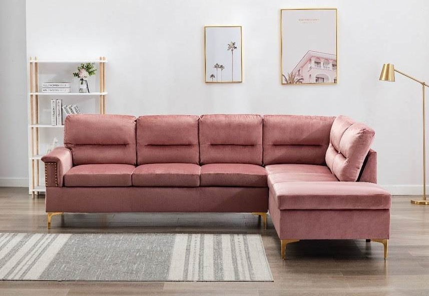 Vogue Pink Sectional