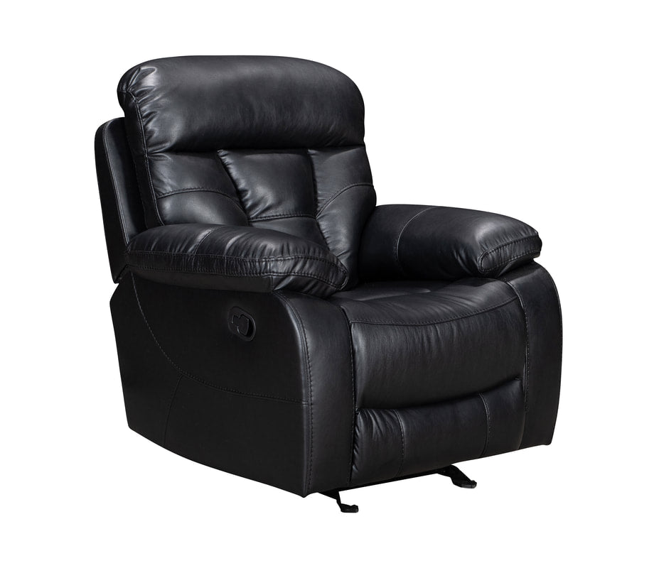 SILLA RECLINABLE HH DALLAS DE GEL DE PIEL NEGRA. Muy pronto.