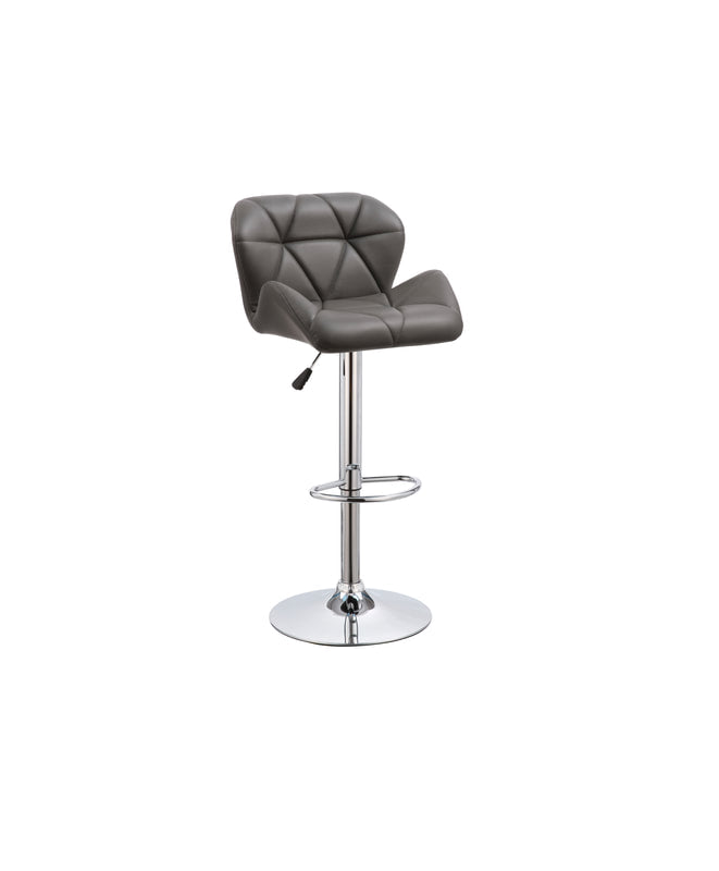 HHC2201 (Gris) Taburete de bar con asiento envolvente