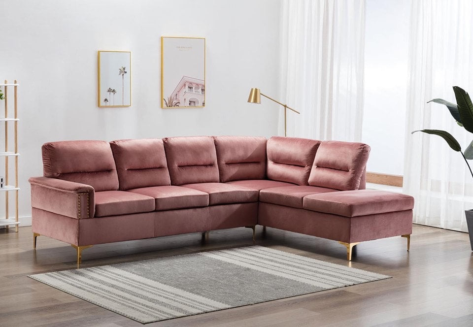 Vogue Pink Sectional