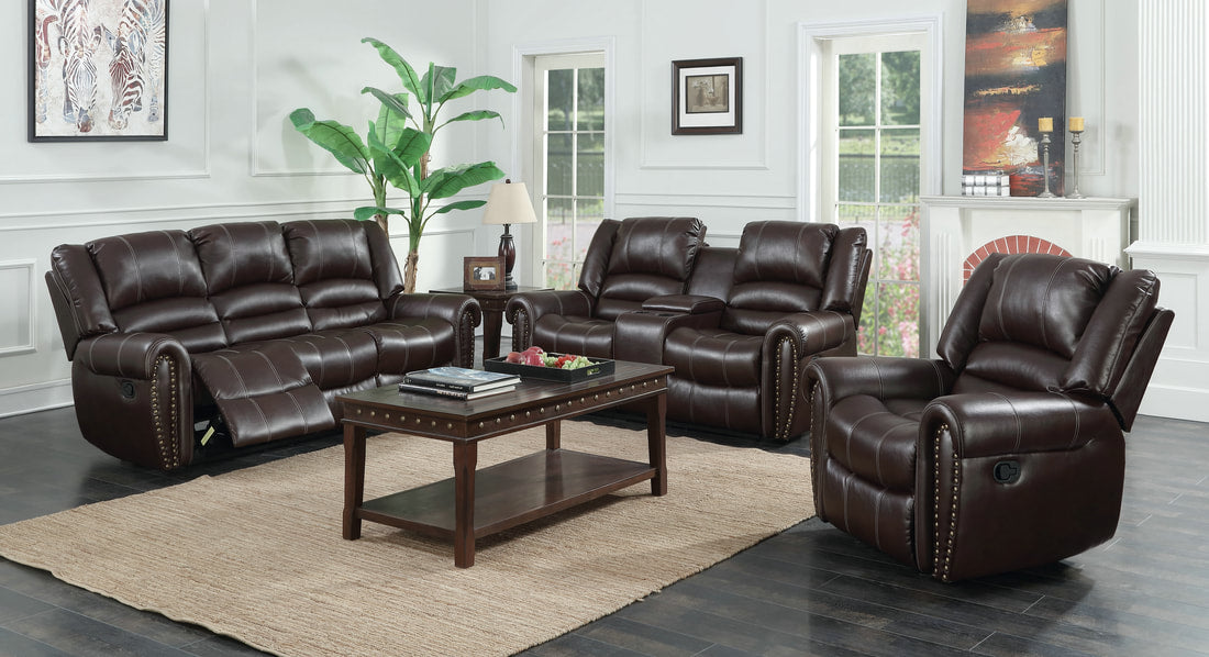 Lexington2023 Marrón - Sala de estar reclinable de 3 piezas **NUEVA LLEGADA**