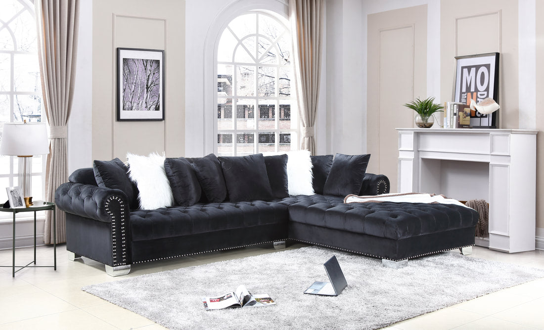 Londres - Terciopelo negro (oversize) 