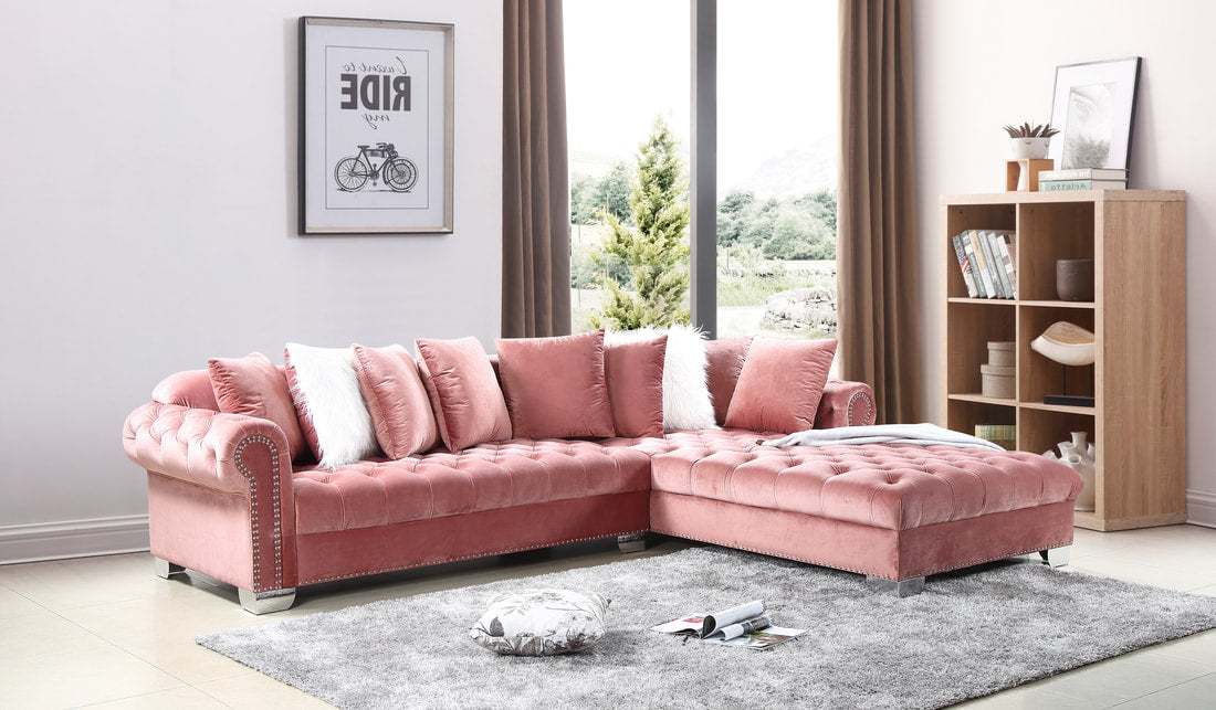 Londres - Terciopelo rosa (oversize) 