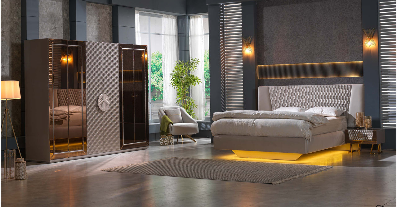 Lucas Bedroom 4PC Set.
