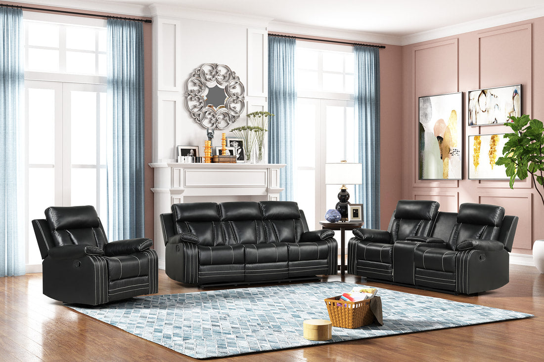Nolan - Sala de estar reclinable de 3 piezas **NUEVA LLEGADA**