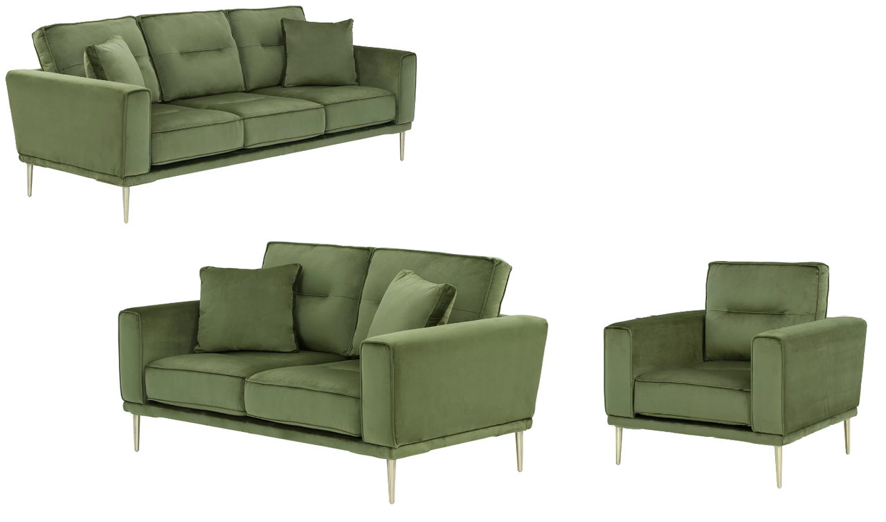Macleary Moss Sofa Loveseat Chair