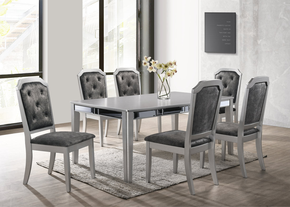 Juego de mesa de comedor Travis + 6 sillas **Nueva llegada**